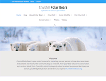 Tablet Screenshot of churchillpolarbears.org